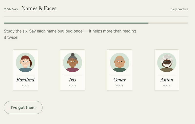 Names & Faces